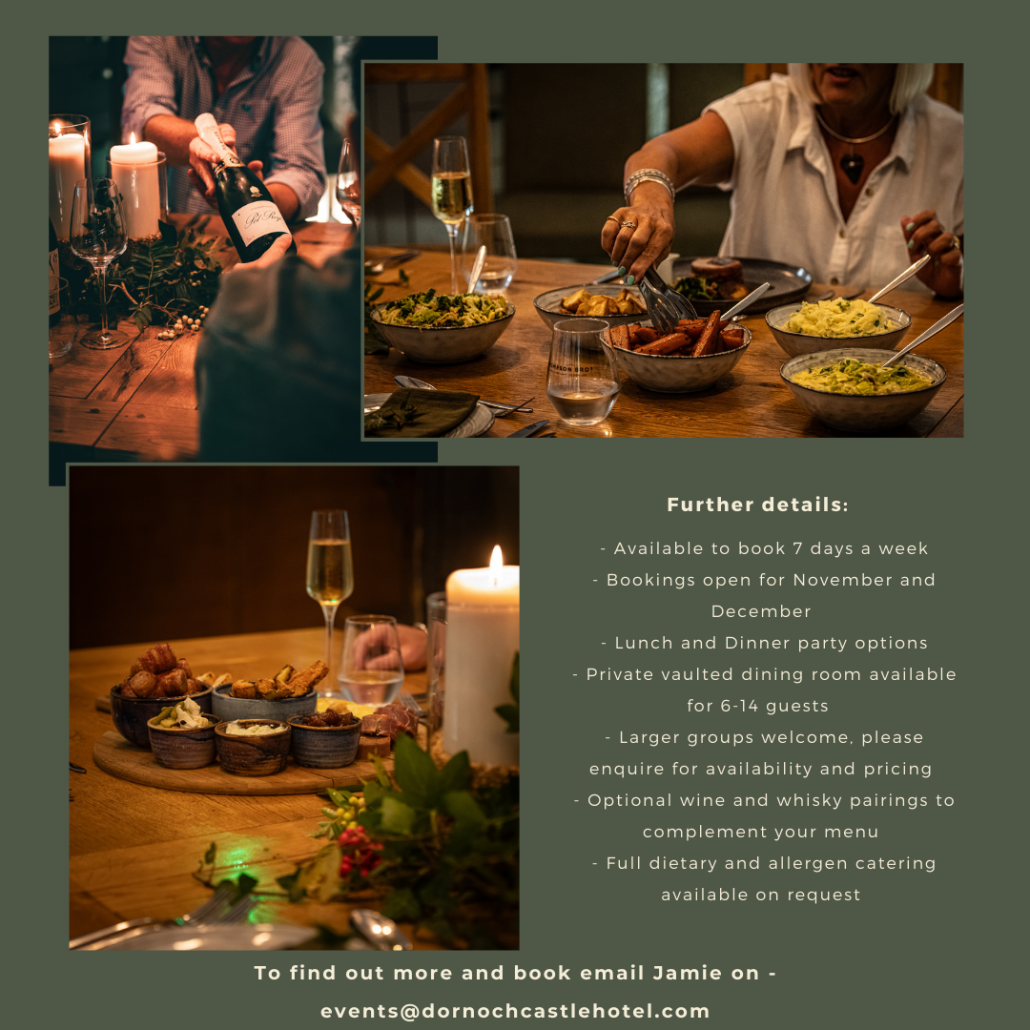 Christmas Vault Feast Menu 2